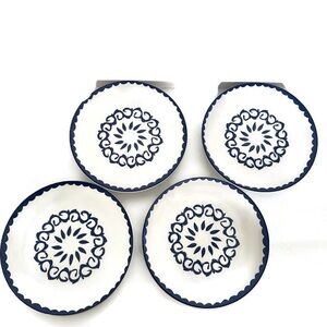 Servappetit 8.5” Cabo Ceramic Dessert Plates - 4 Piece Set